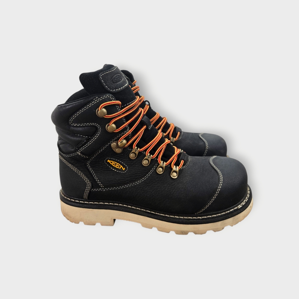 KEEN Cincinnati 6 inch Waterproof Boot Carbon Toe Size 8.5D Work Boots Worn Once - Picture 2 of 13